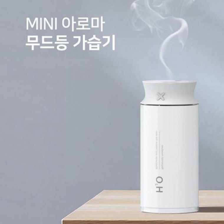 USB 차량용 LED 무드등 초음파 가습기 세척편한가습기 - 상품 이미지