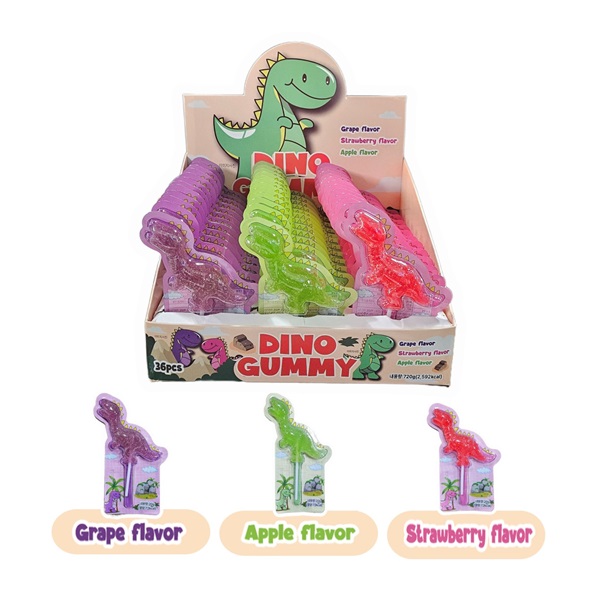 DINO GUMMY 젤리 20g 3종 x 12 개입 - 상품 이미지