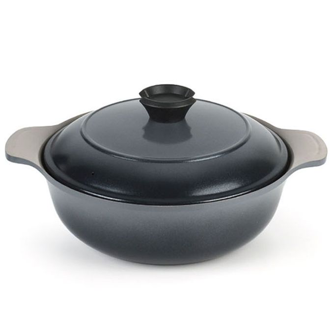 러브송 주물 냄비 인덕션 코팅 찌게 전골 냄비 21cm - 상품 이미지