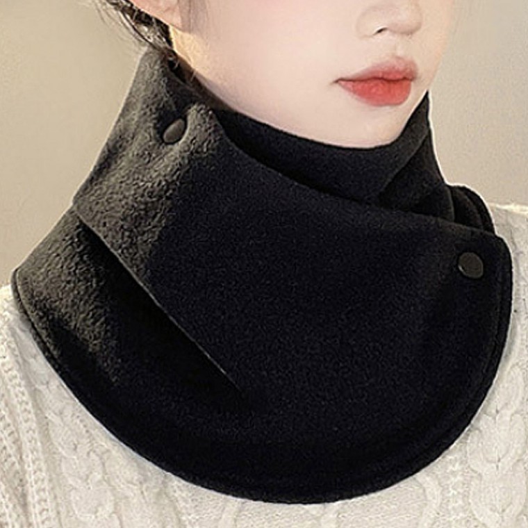 데일리 겨울 기모 목토시 똑딱이 넥워머 방한 패션 - 상품 이미지