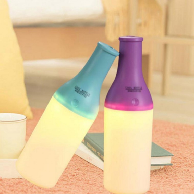 미니가습기 가습기 무드등 파스텔 초음파 USB 미니보틀 저소음