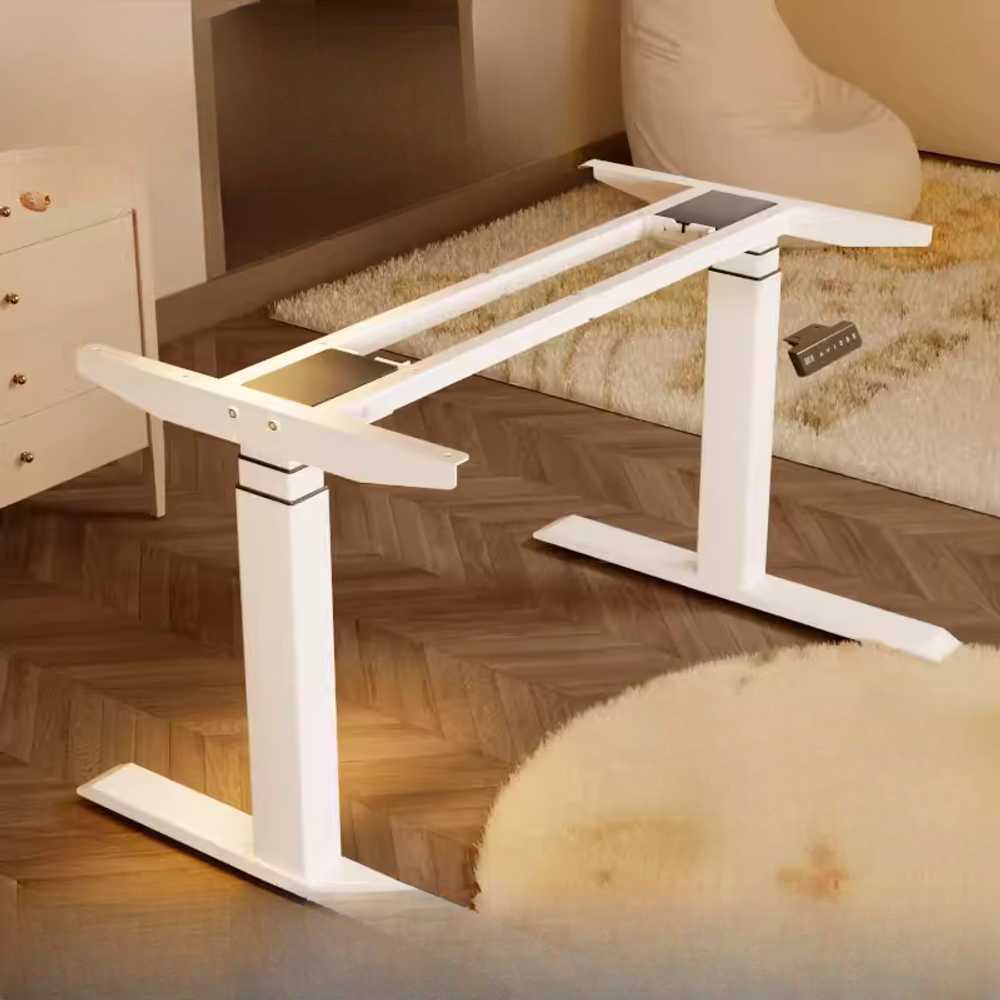 전동 모션데스크프레임 높이조절 책상 베이스 사무용 58cm  싱글모터 블랙 - 상세 이미지 2