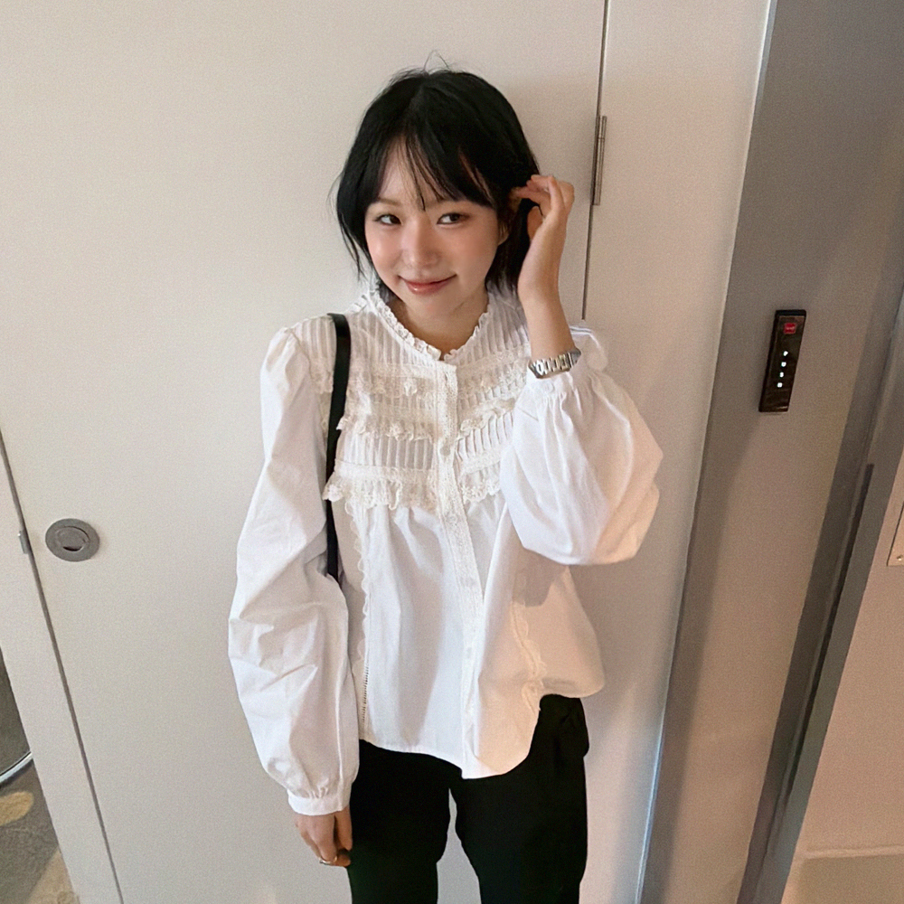 르네 프릴 블라우스 이미지 8