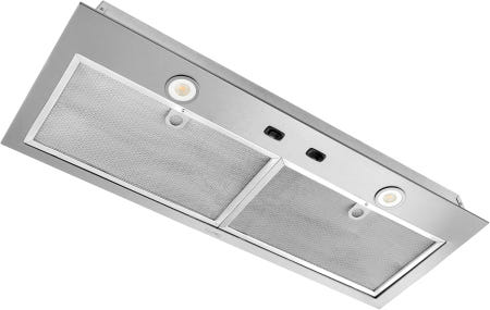 브로안 누톤 브로안-누톤 BBN1303SS 2단 배기 팬과 라이트 300 Max 송풍기 CFM 스테인리스 스틸 30인치 레인지 후드 파워 팩이 포함된 맞춤 제작 300 CFM