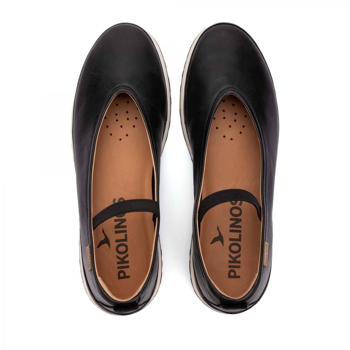 피콜리노스 베이직 레더 발레리나 플랫슈즈 DENIA W0A-2559 BLACK 이미지 6