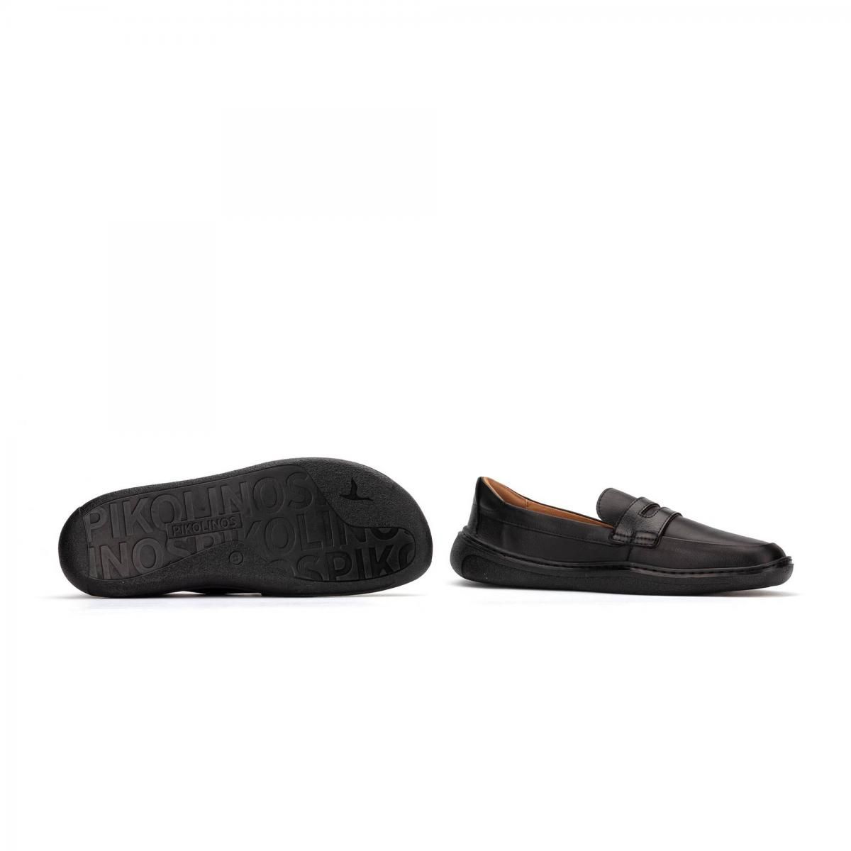피콜리노스 베어풋 클래식 레더 로퍼 ARANJUEZ U9F-3154 BLACK - 상세 이미지 5