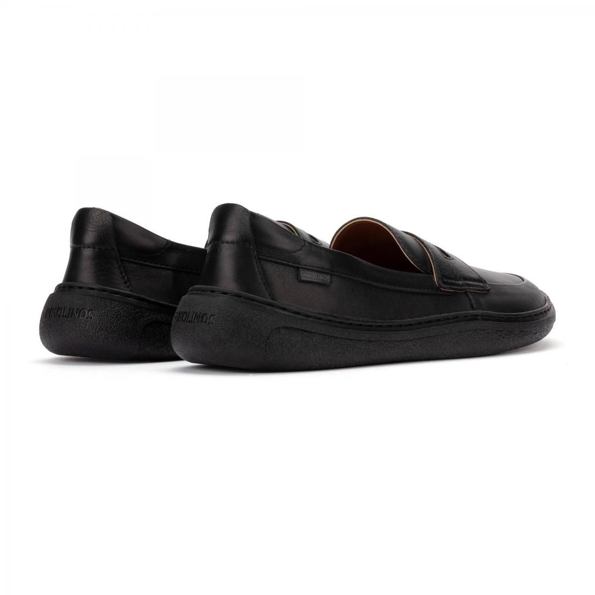 피콜리노스 베어풋 클래식 레더 로퍼 ARANJUEZ U9F-3154 BLACK - 상세 이미지 4