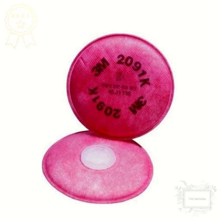 3M 방독 마스크 필터 2091K 전용 방진 필터 2p 세트 교체용 1개입