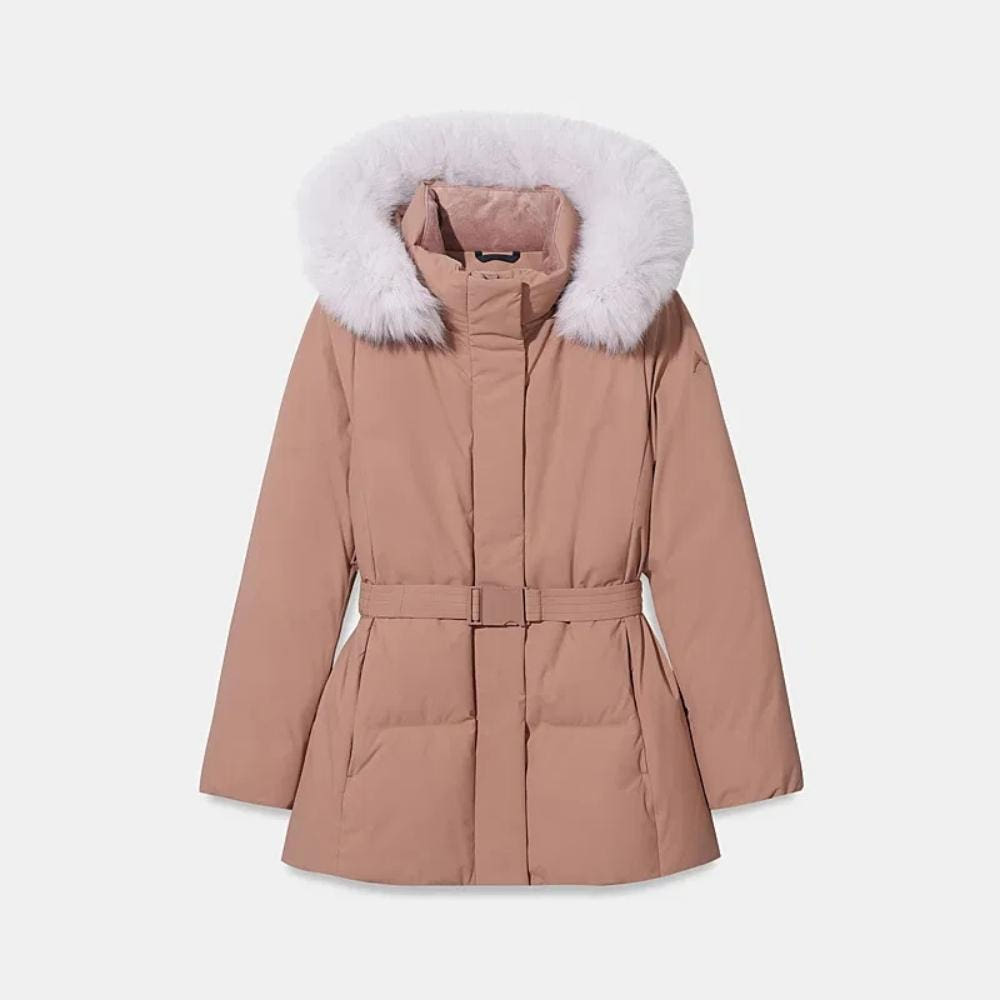 네파 패딩 여성 구스다운 거위털 겨울패딩 프리미아 벨티드