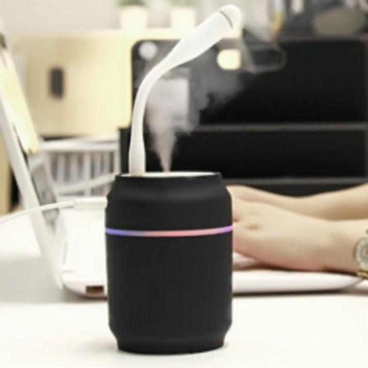 탁상용 사무실 LED USB 디자인캔 캔 책상 가습기