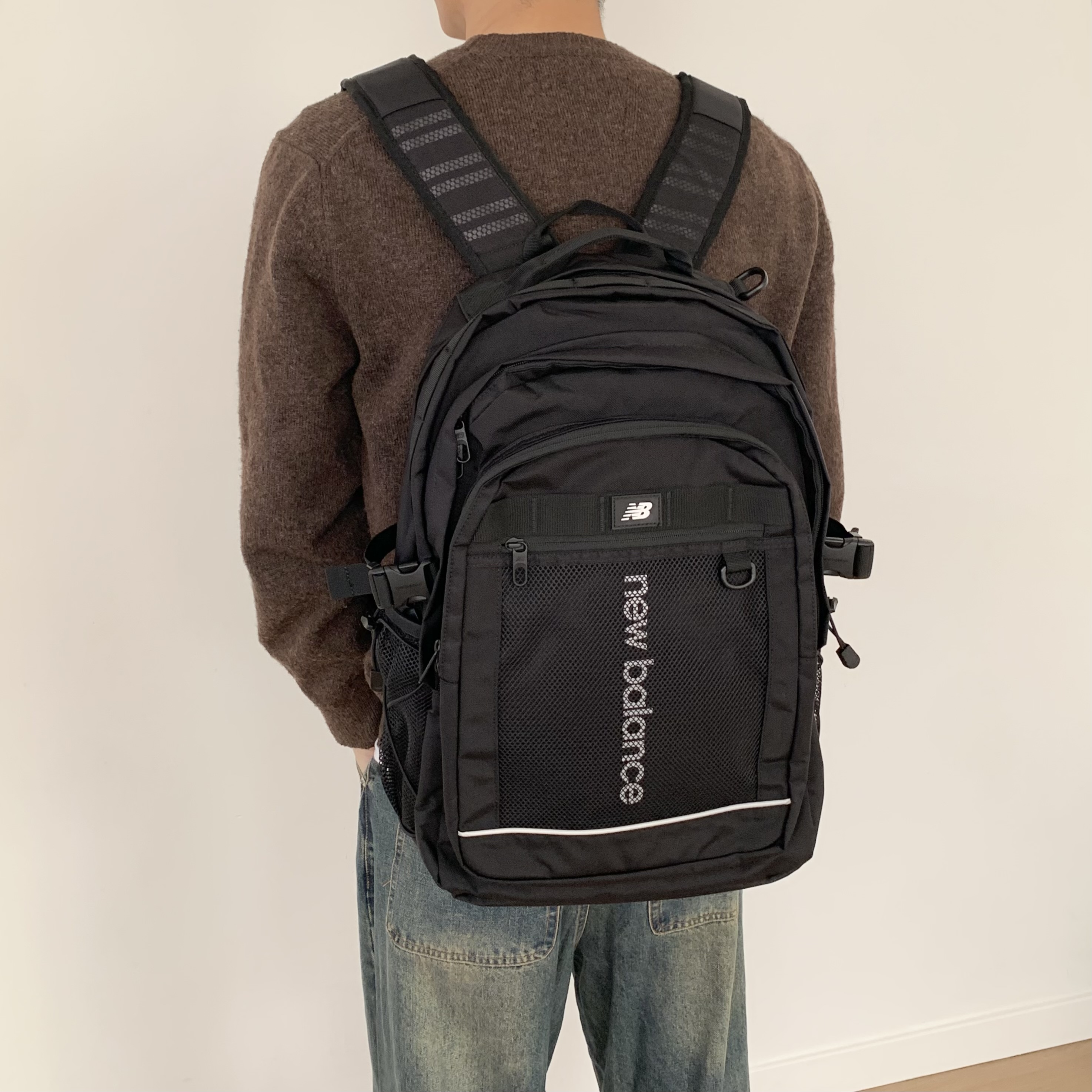 뉴발란스 백팩 플라잉폼 어센틱 하이퍼 3D 스트링레이어 학생 신학기 노트북 가방