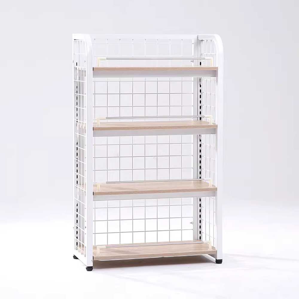 편의점 진열대 매장용 상품 전시 수납 다단 선반 60x30x100cm 블랙 2단 - 상세 이미지 4