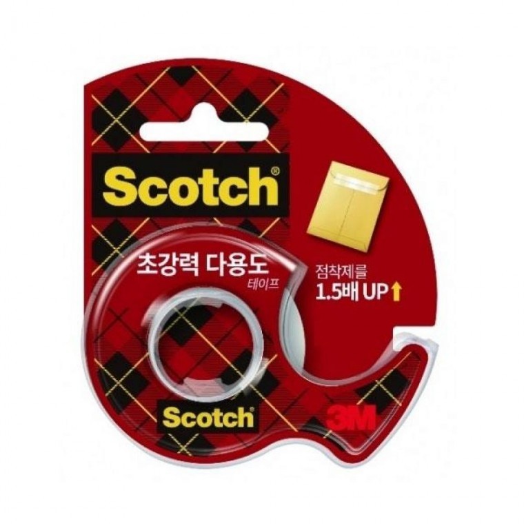 3M 다용도테이프 초강력 SH1225D (12mmX25M) - 깔끔 컷팅 학용품 문구용 강력접착 사무용 - 메인 이미지