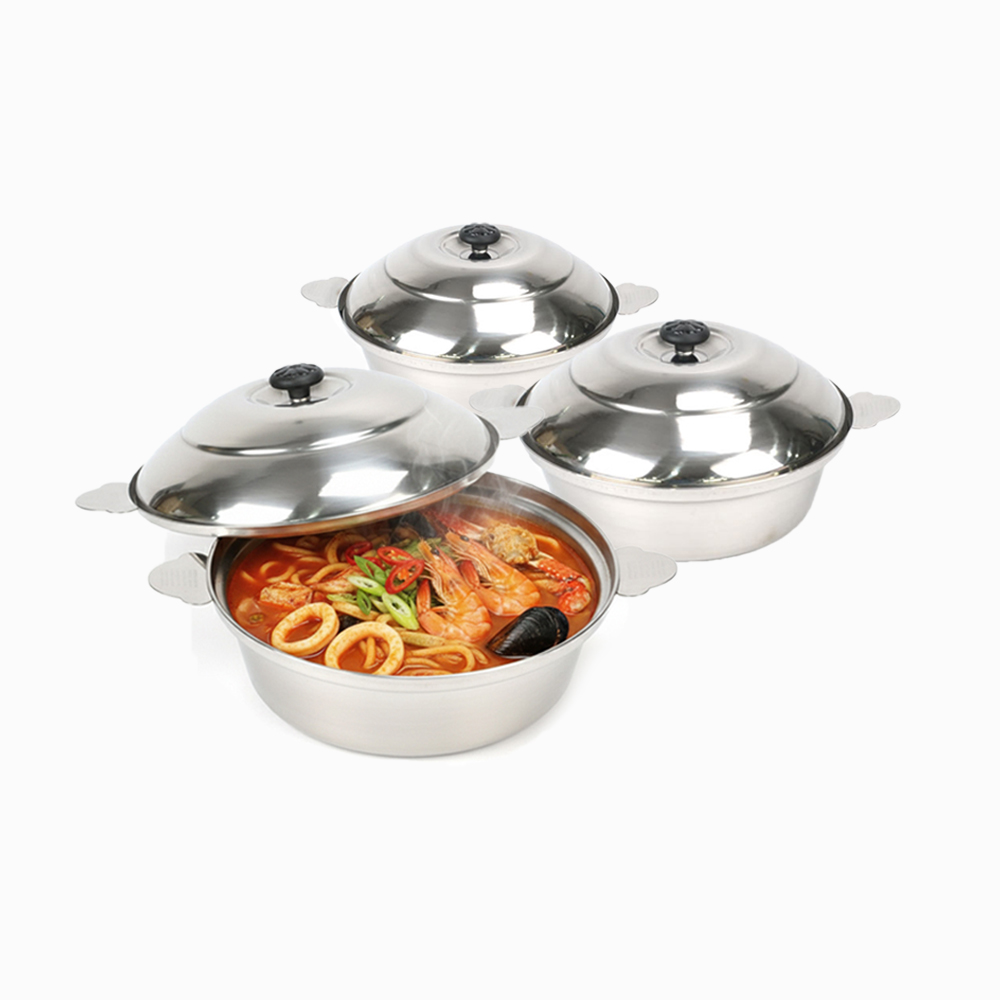 델키 업소용 스텐 해물칼국수 전골냄비 - 메인 이미지