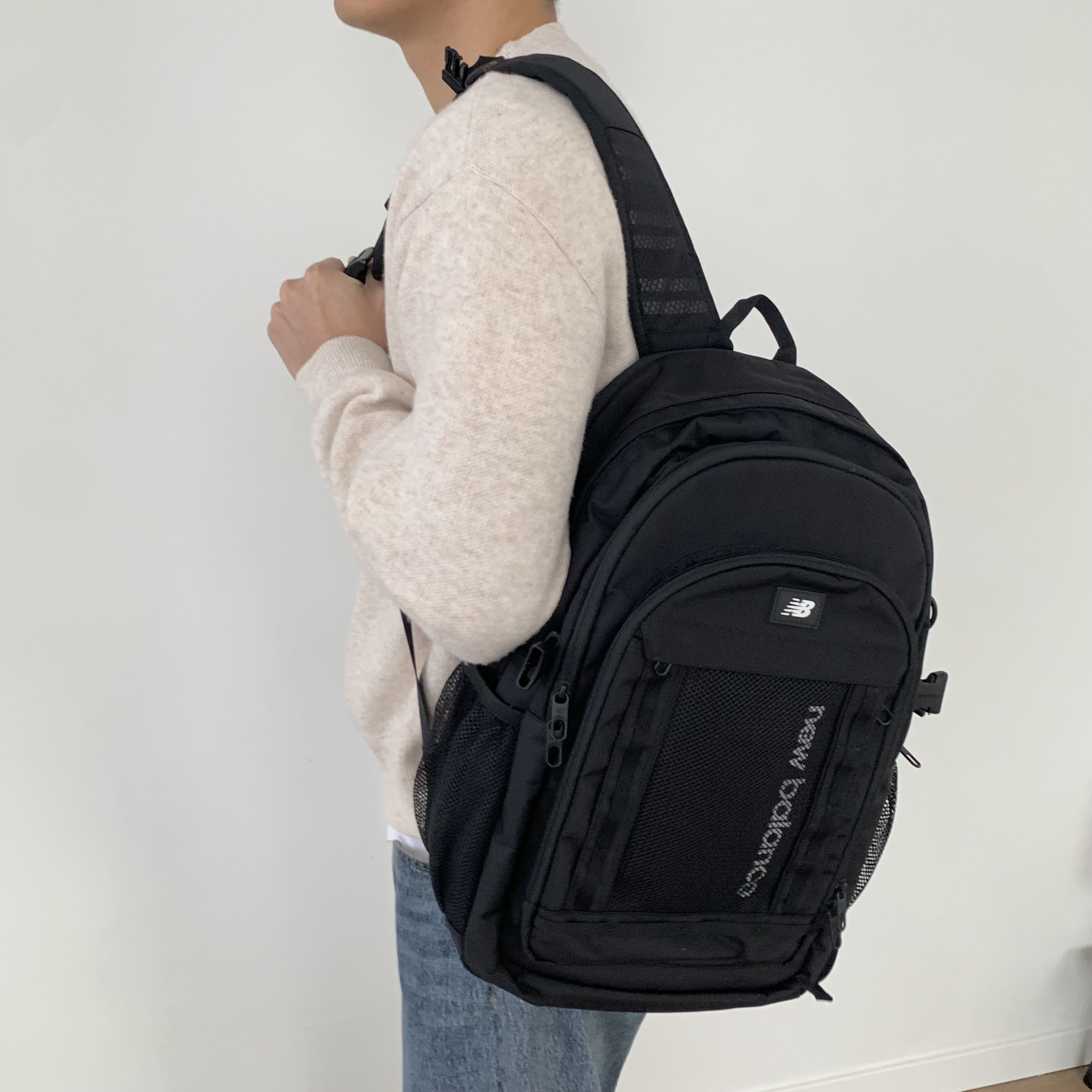 뉴발란스 백팩 플라잉폼 어센틱 하이퍼 3D 스트링레이어 학생 신학기 노트북 가방