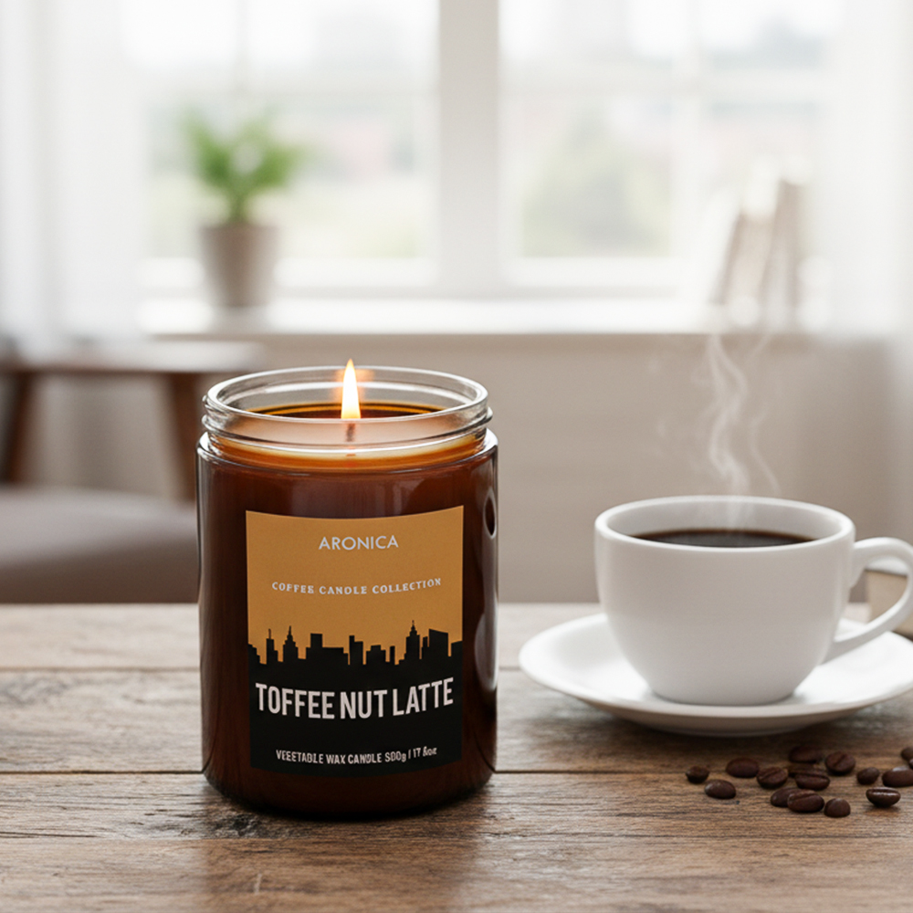 향초캔들 냄새제거 커피캔들 500g 라지자 대용량 커피향초 탈취