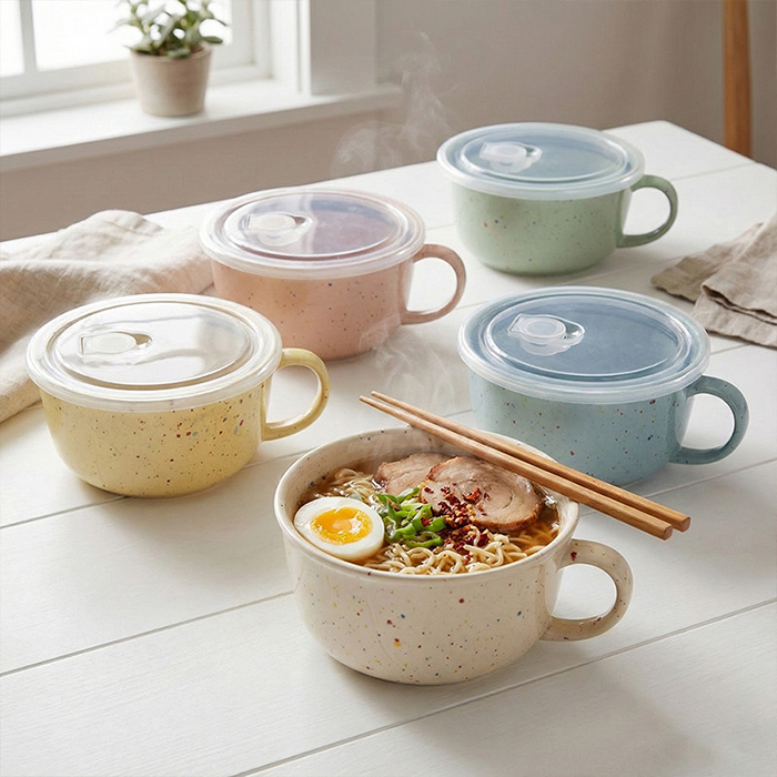 베로나 루체 밀폐라면기 1P 계란찜기 손잡이찬통 - 상품 이미지