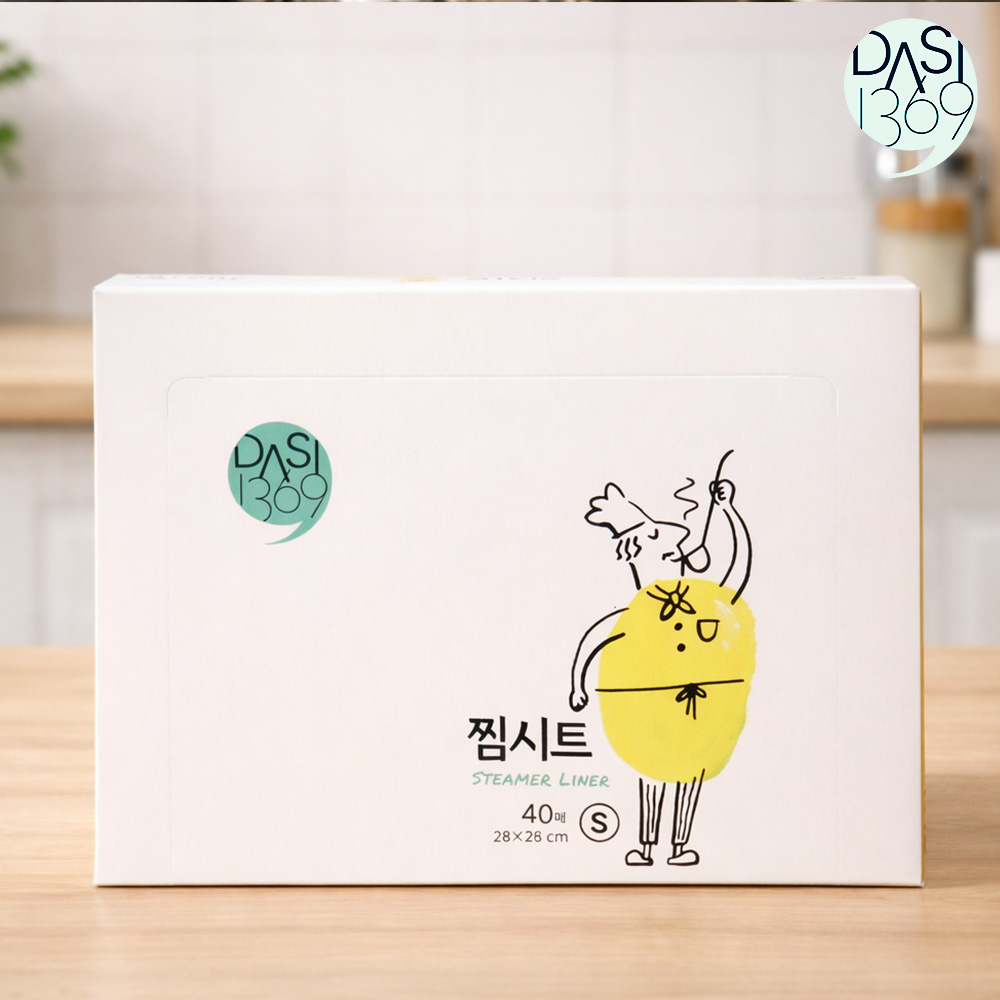 찜시트 소형 40매X2팩 찜기받침대 찜기판 찜기깔개 찜판 찜망 면보 - 상품 이미지