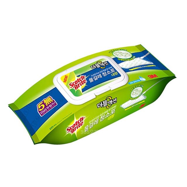 3M 물걸레 청소포 리필(대형) 20매 - 메인 이미지