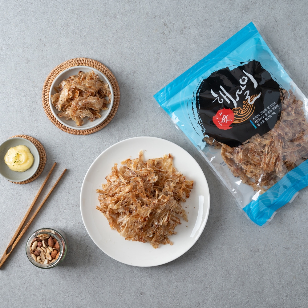 마른안주쥐포채 해살이 쥐포구이채 (1kg) 안주 간식 참쥐포 마른안주용쥐포채 - 상품 이미지