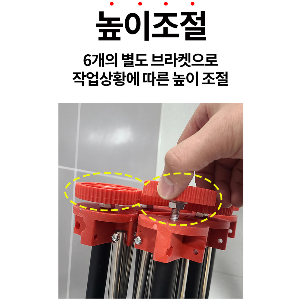 워크맥스 접이식 석고보드 목공작업대 경량 받침대 6구 소형 - 상세 이미지 4
