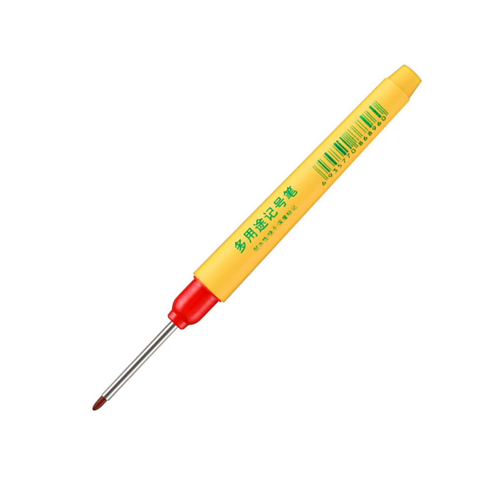 공구하자 마킹펜 피카마커 딥홀 롱팁 유성 마커 빨강 33mm 제품 이미지