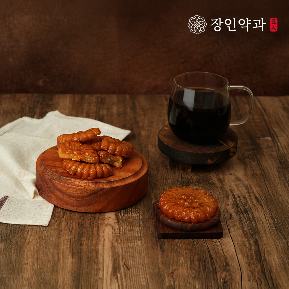[장인더] 장인파지약과 350g 2팩 미니 약과선물 - 상세 이미지 2