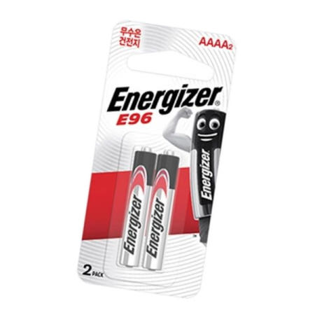[제스트커스텀]제품 에너자이저 알카라인건전지 AAAA 2 일회용 건전지 2개입 개(1개입) E96