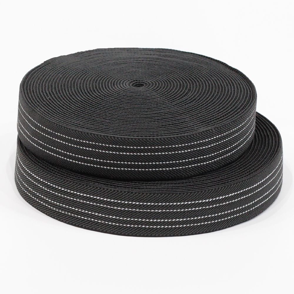 화물바 고무바 고탄력바 트럭 블랙 50mm x 14M - 상품 이미지