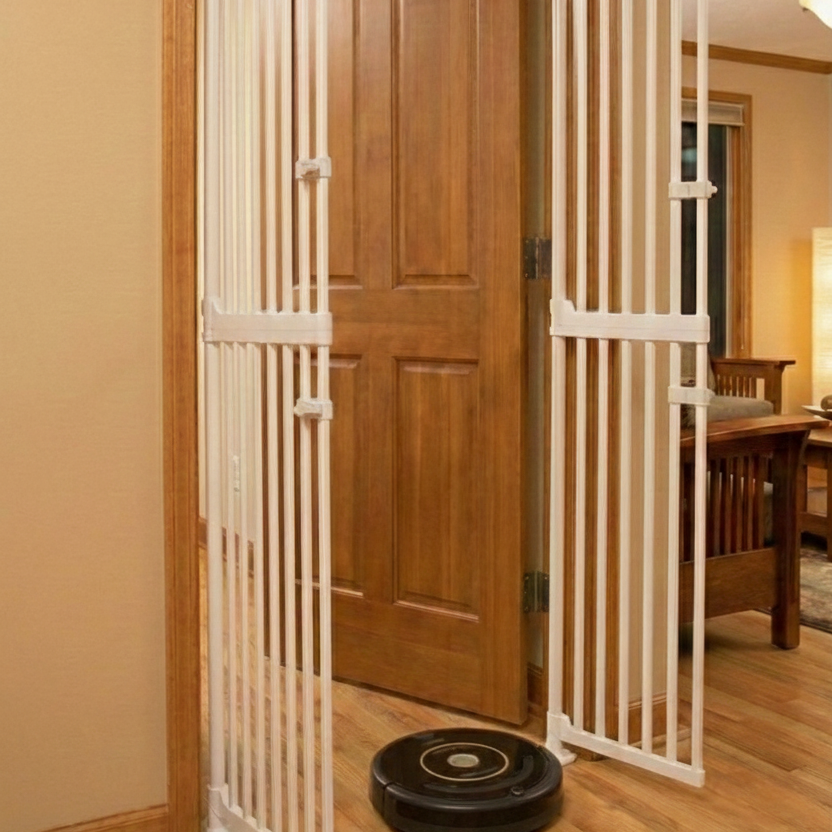 아토주 하이맥스 185cm 고양이 방묘문 현관 안전문 펜스 울타리 무타공 단독설치 양문형