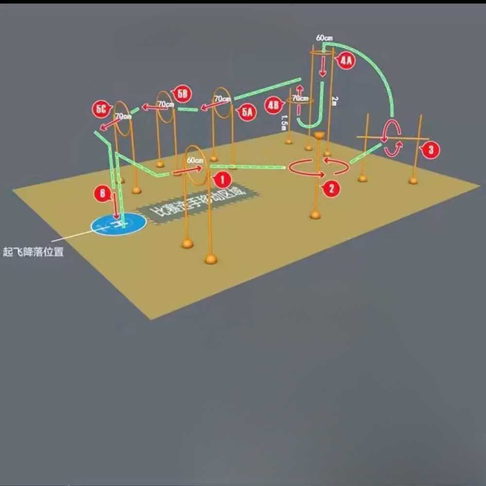 FPV 드론 경기장 장애물 레이싱 연습 코스 장치 골대 국가대표 세트 - 상세 이미지 5
