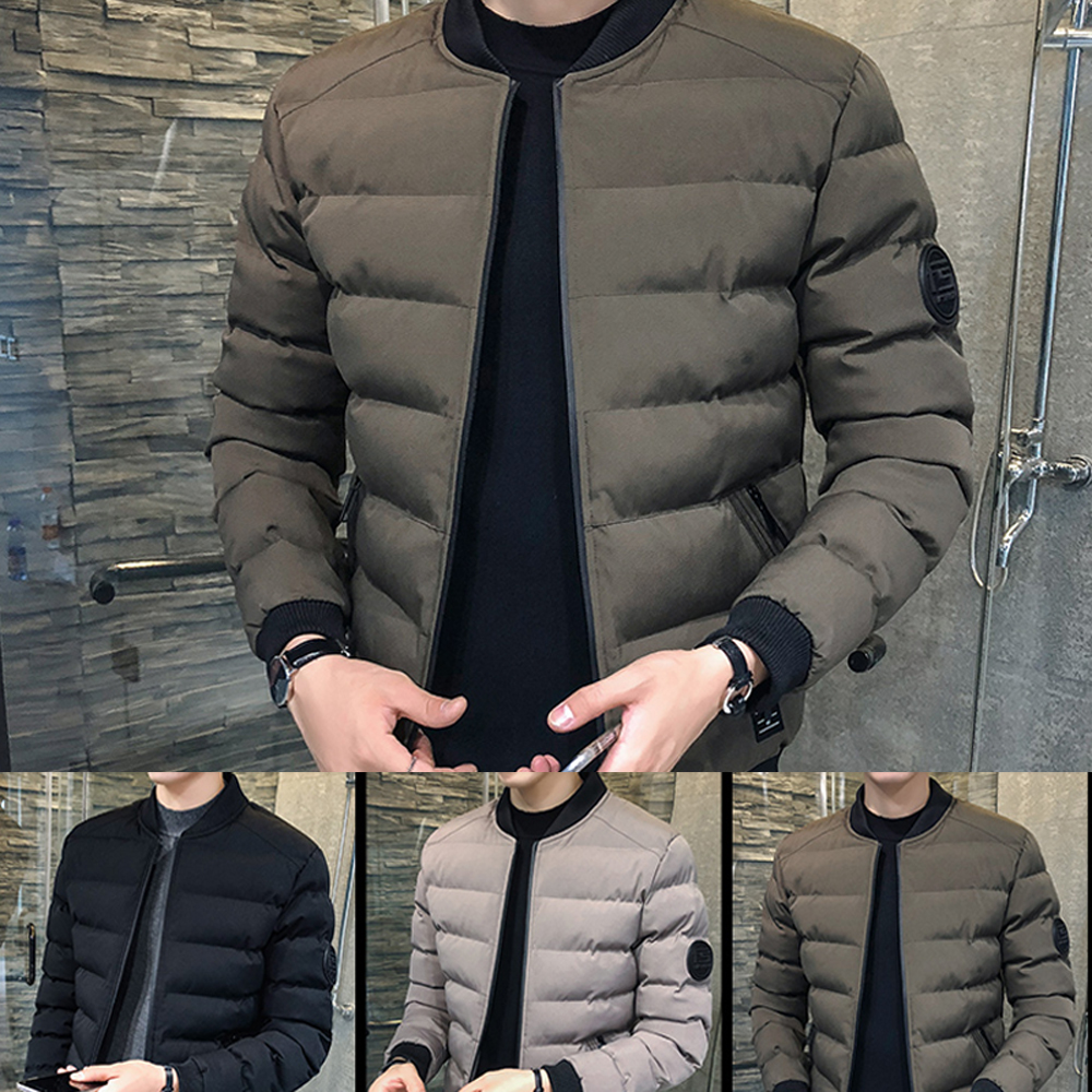 갬성블루종 겨울 항공점퍼 작업복 남여공용 - 메인 이미지