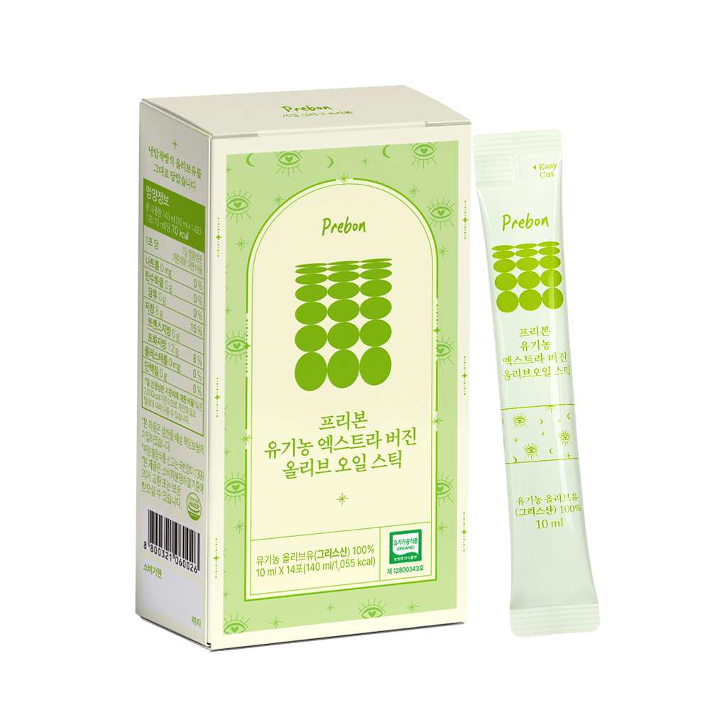 공복루틴 프리본 그리스 산도 0.08 유기농 엑스트라버진 올리브오일 스틱 140ml, 1개 - 상세 이미지 2