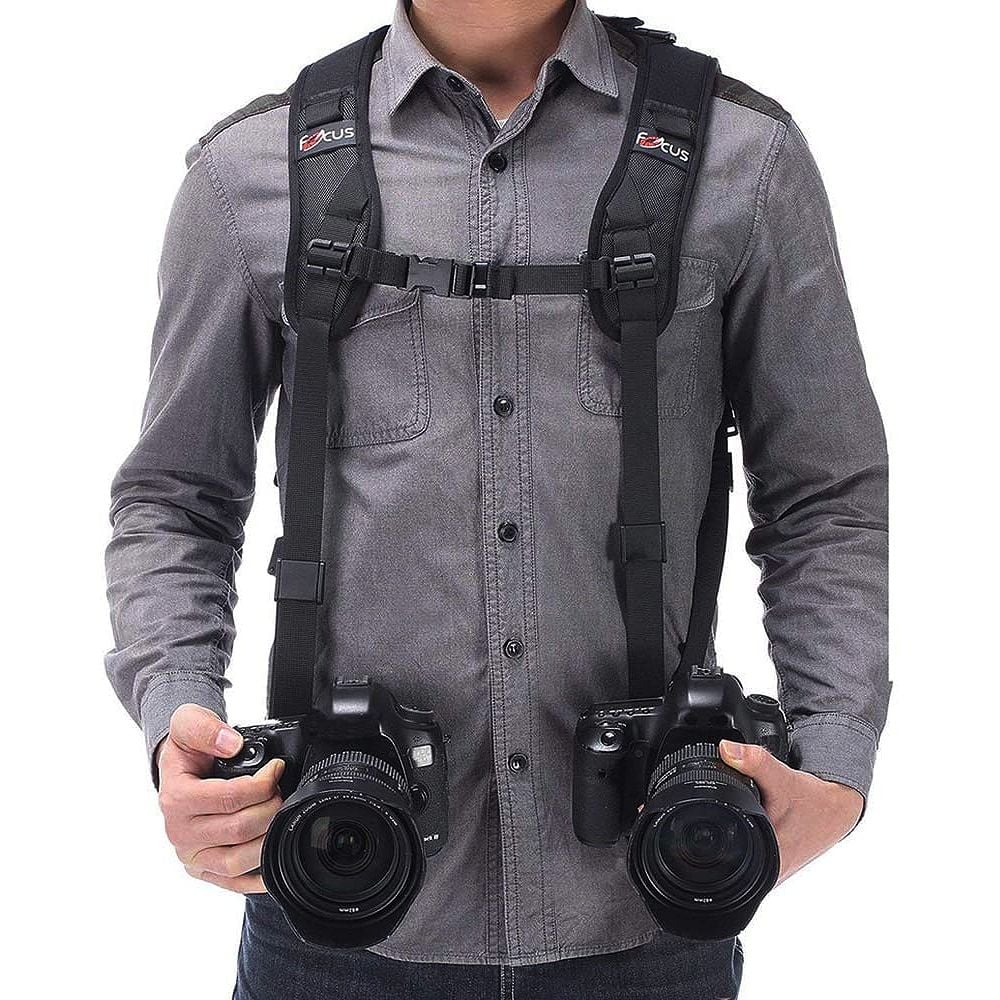 DSLR 듀얼 더블 퀵 스트랩 웨딩 출사 모델 인물 스냅 - 상품 이미지