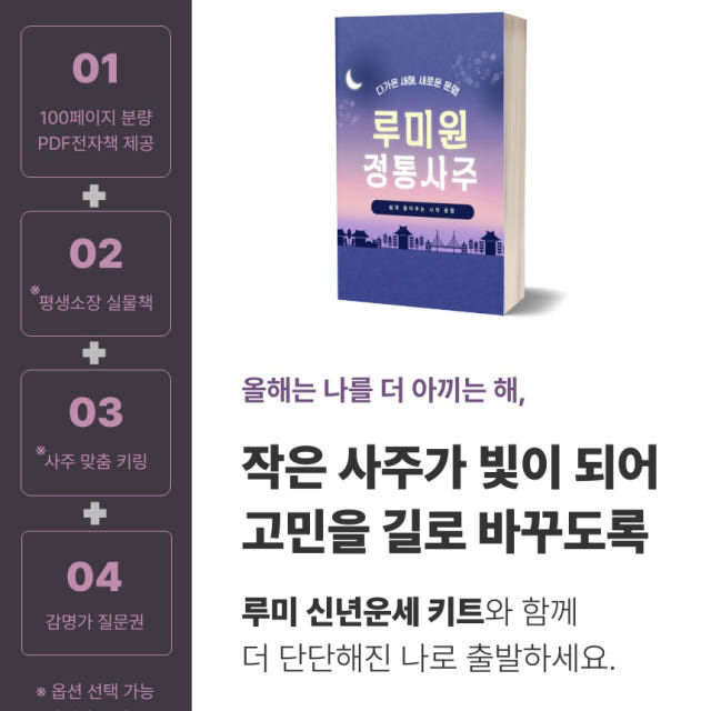 인터넷 사주 루미원 신년운세 사주 팔자 풀이 토종비결 궁합 취업운