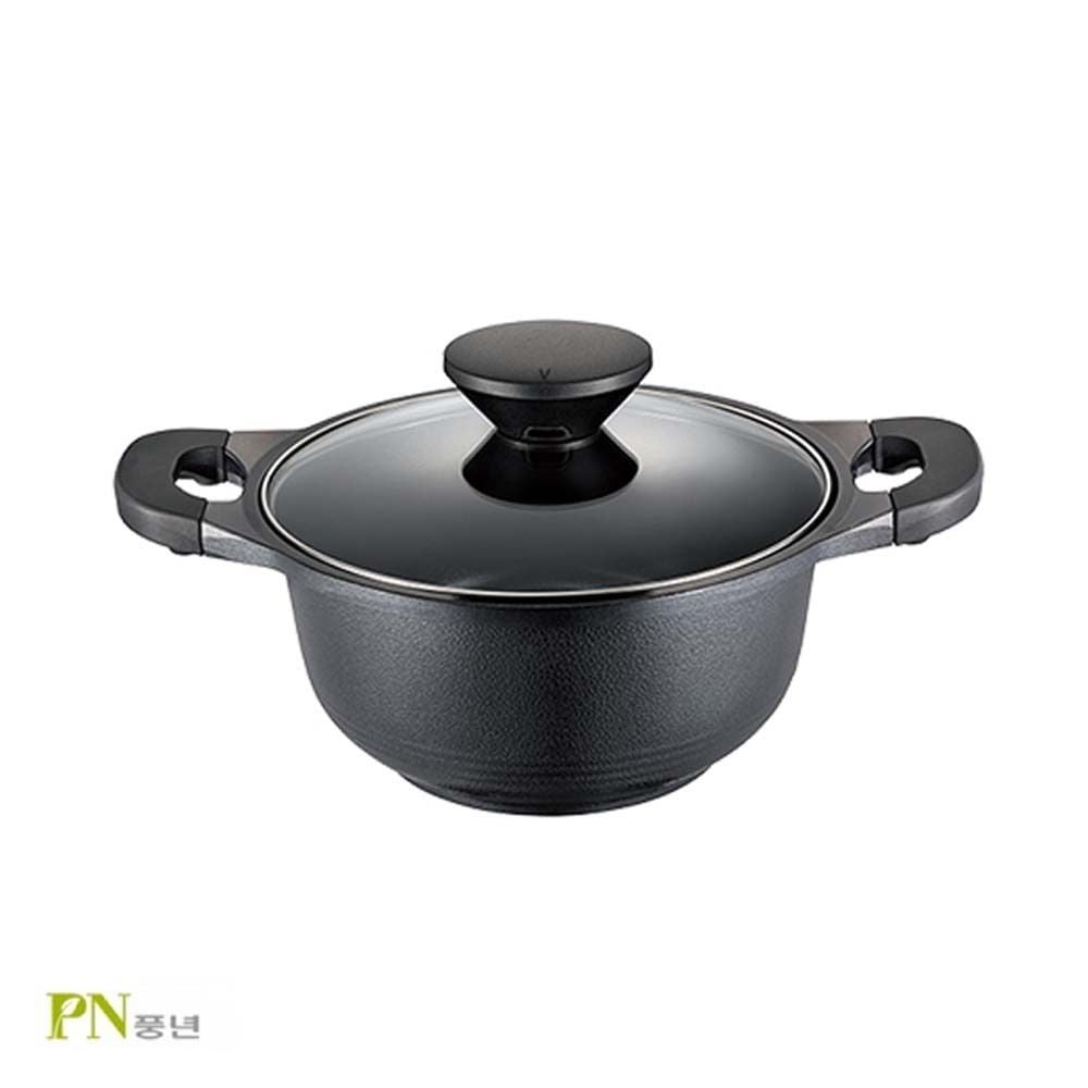 PN풍년 펄블랙주물IH 양수냄비 24cm - 메인 이미지