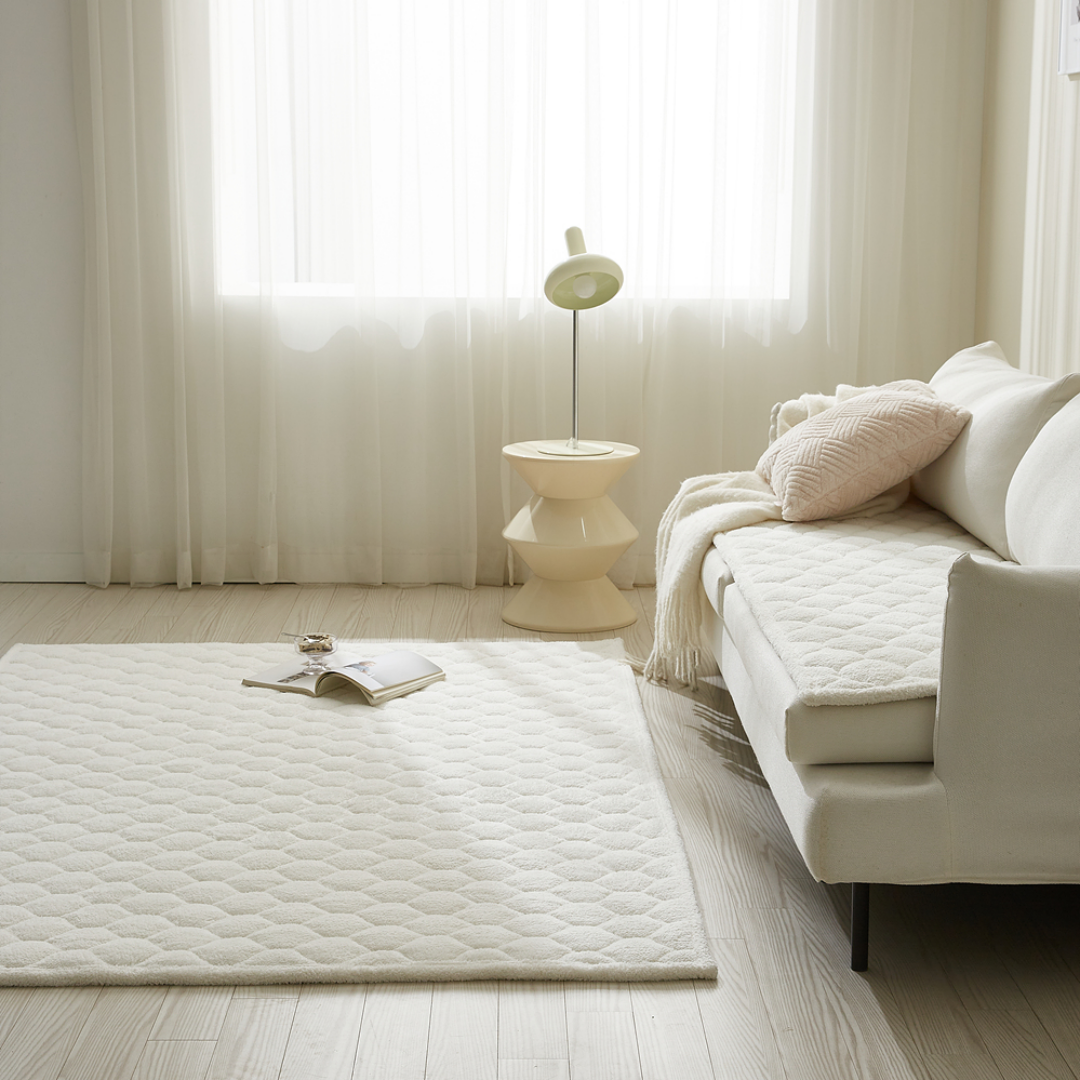 호이데코 라쎄 토퍼 러그 크림 아이보리, 200x300cm