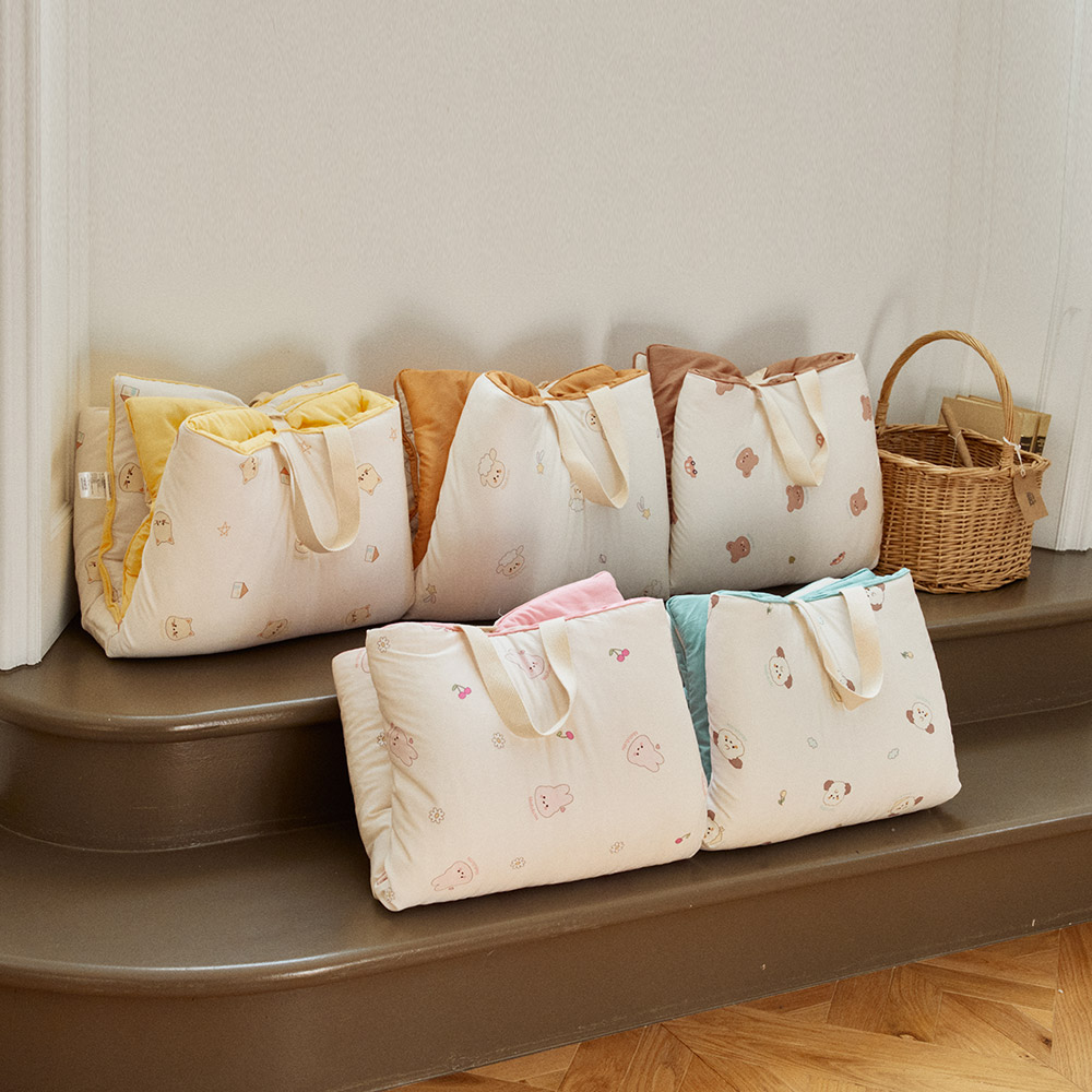 마롤로뜨 어린이집 낮잠 패드 이불 사계절 휴대용 유아 양면 양양이