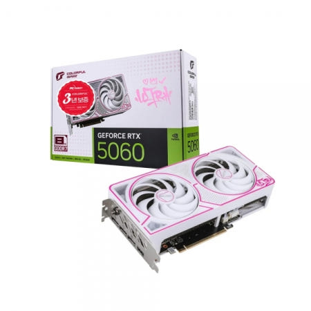 Colorful RTX 5060 ULTRA DUO OC White D7 8GB 피씨