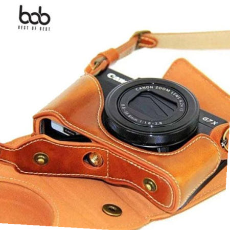 캐논디카 bob 캐논 디카 가죽케이스 스트랩 G7X Mark2