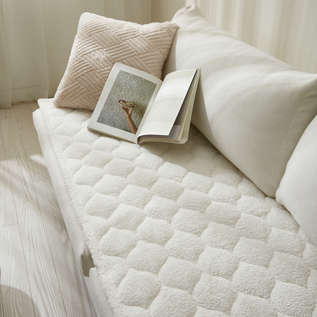 호이데코 라쎄 토퍼 쇼파패드 크림 아이보리, 60x120(2인용)