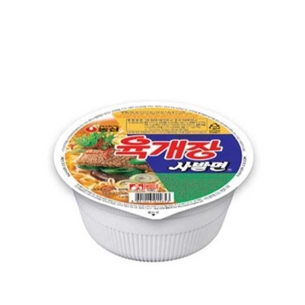 농심 컵라면 육개장 사발면 소 86G x 6EA 1박스 - 메인 이미지