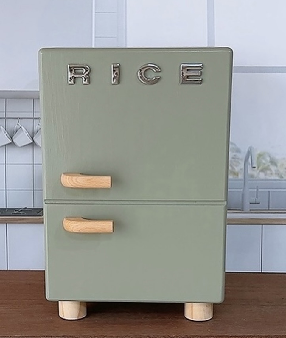 햇살공방 10kg 벌레가 덜 생기는 소나무 원목 쌀통 잡곡 보관함 - 상세 이미지 3