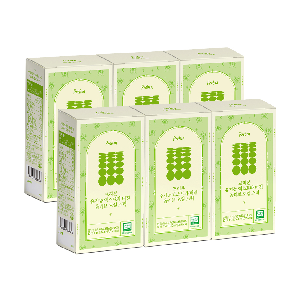 공복루틴 프리본 그리스 산도 0.08 유기농 엑스트라버진 올리브오일 스틱 140ml, 6개 - 상세 이미지 2