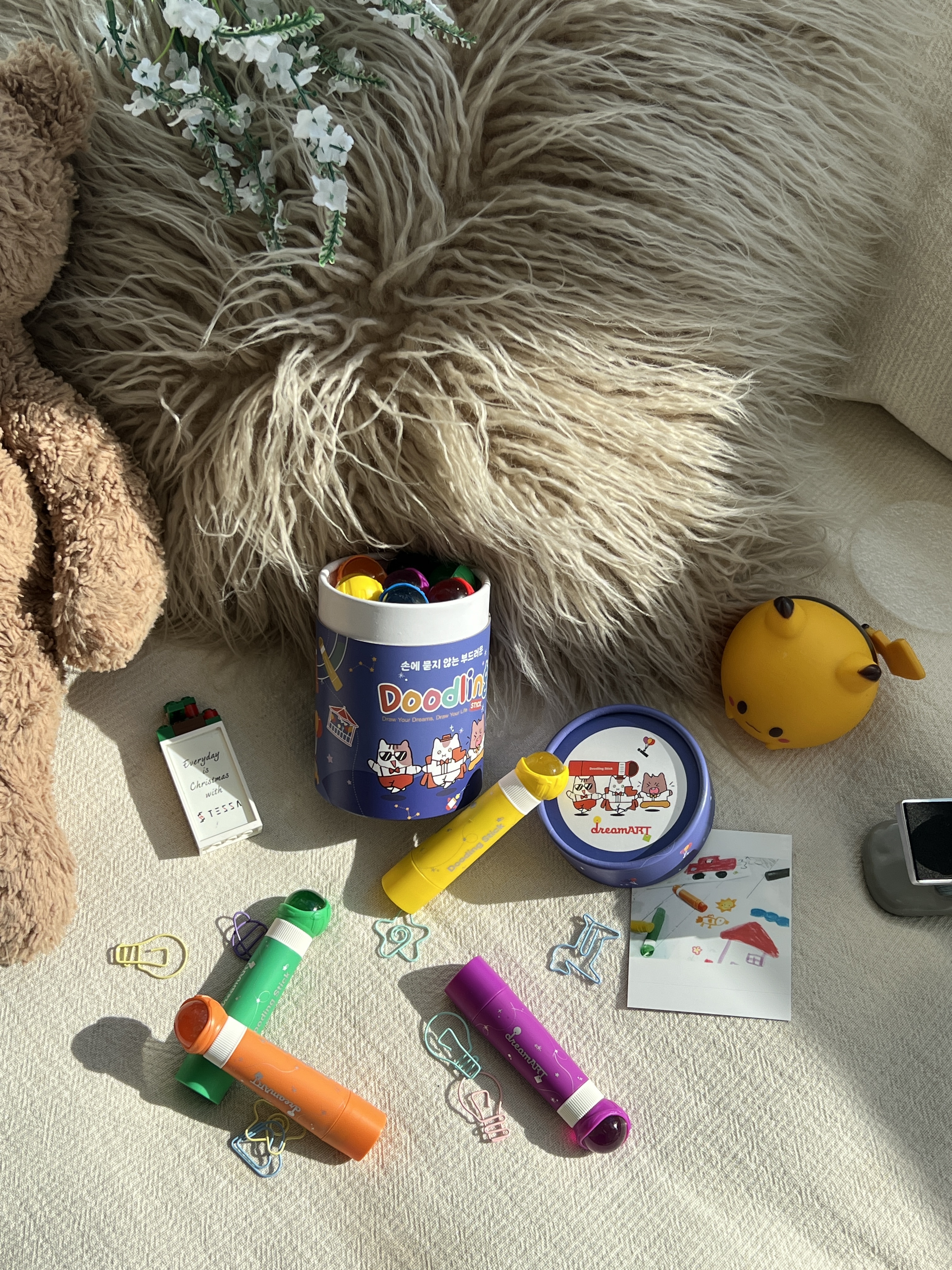 크레파스 크레용 어린이 조카 선물 유치원 어린이집 유아 아기 드림아트 두들링스틱