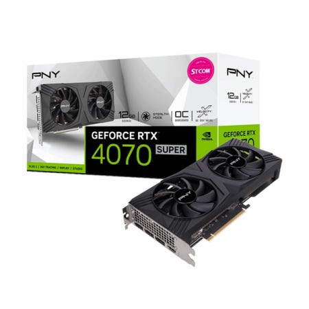 PNY PNY RTX 4070 SUPER VERTO OC D6X 12GB DF STCOM