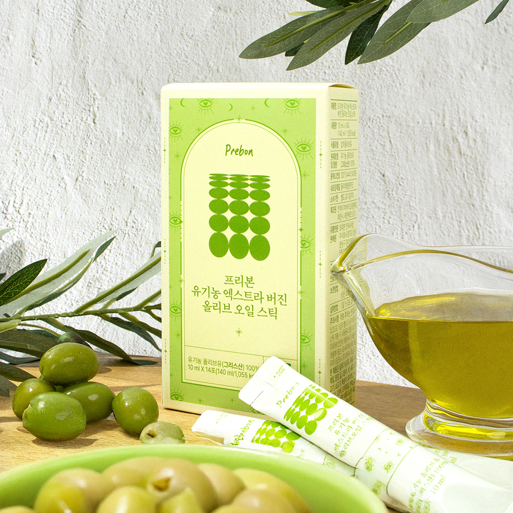 공복루틴 프리본 그리스 산도 0.08 유기농 엑스트라버진 올리브오일 스틱 140ml, 6개 - 상품 이미지