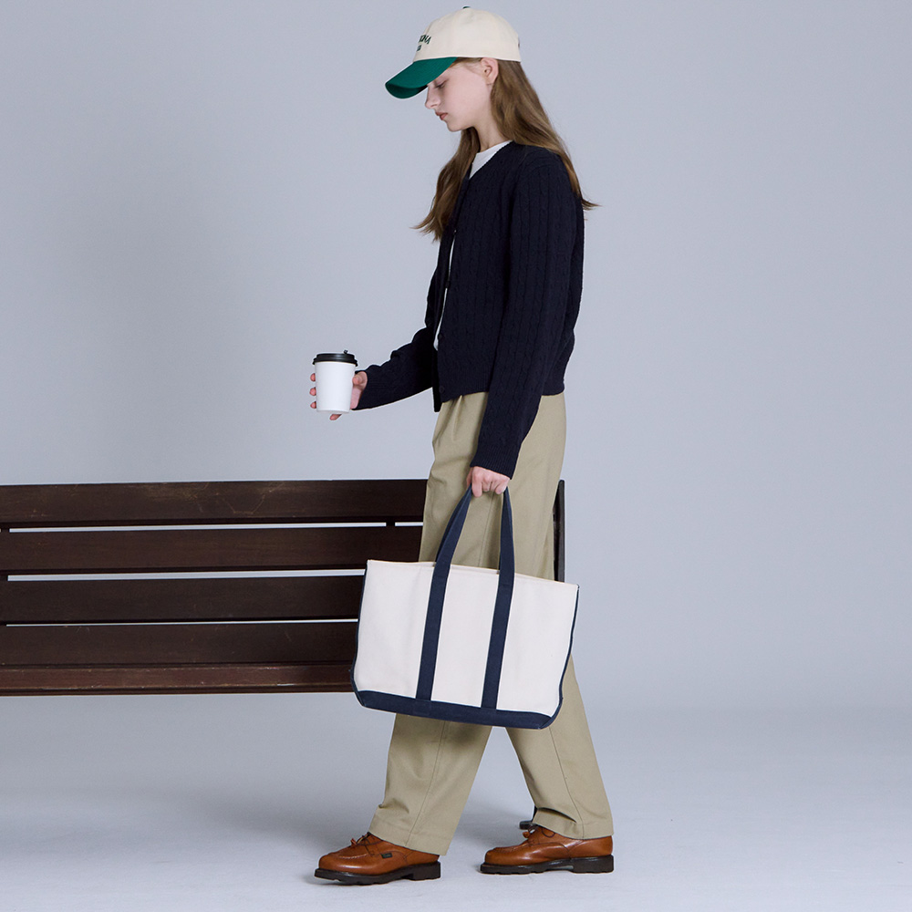 베이직하우스 여성 케이블 크롭 가디건