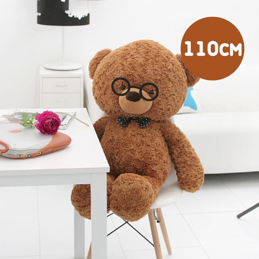 에이스베어 인형 110cm 브라운 왕곰인형 큰인형 - 메인 이미지