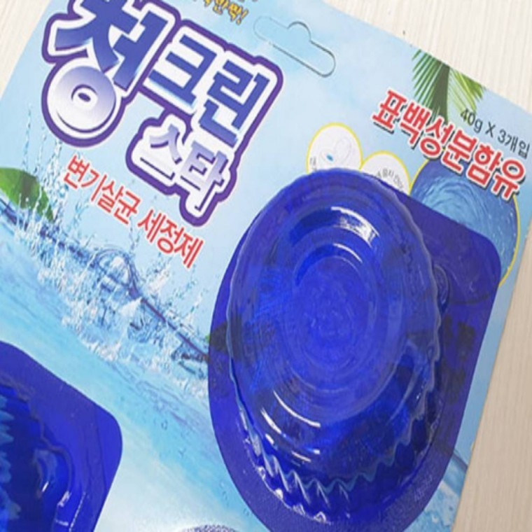 변기 세정제 40g 3개입 변기청소용품 변기클리너 - 상품 이미지